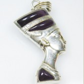 Mask of Nefertiti with Natural Blue & Purple stones